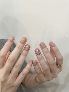 016罐装 gel 鸭子胶 带细闪显白光疗甲油胶 甲油胶