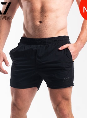 A7 360GO 1Z深蹲短裤KWD暗影黑力量举健身专用弹力面料排汗透气