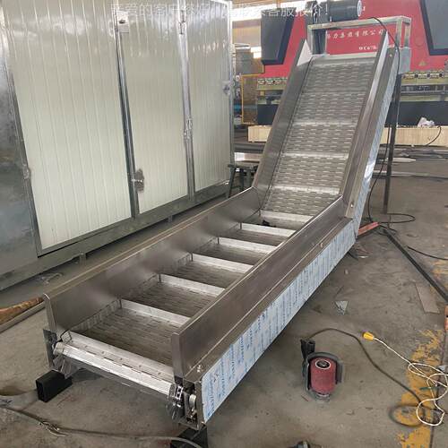 豆芽清洗链板提升机大豆不锈钢输运输送机粉末链板爬坡机