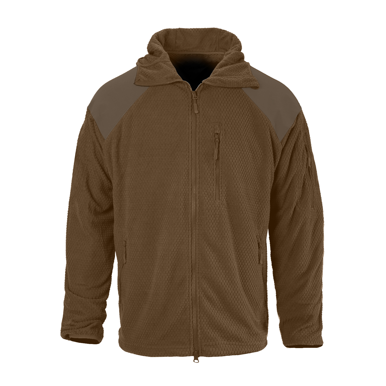 秋冬登山防寒保暖透气抓绒衣