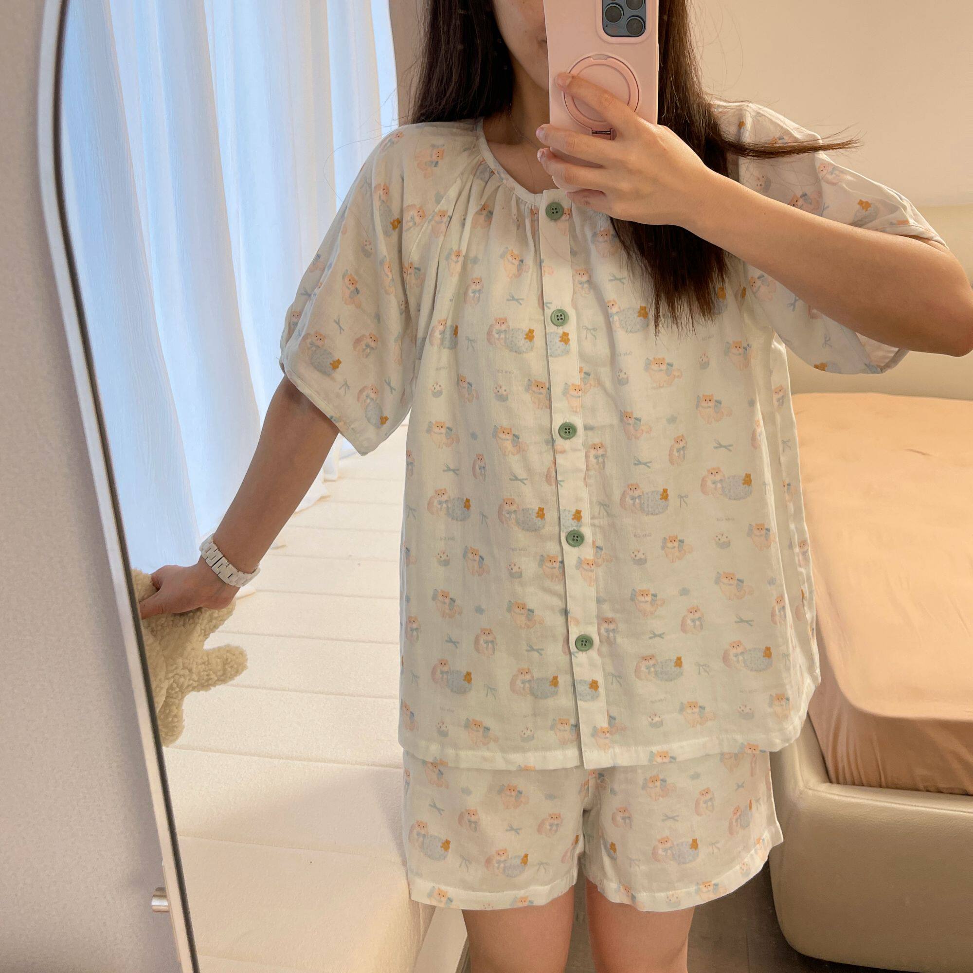 禾昊HohowHome圆领短袖短裤套装