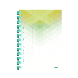 维克多利笔记本A5不咯手记事本线圈本B5学生用小清新活页软线圈本手账本网格横线螺旋本子不硌手胶圈笔记本