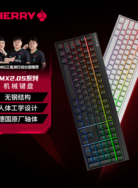 CHERRY樱桃MX2.0S机械键盘有线彩光电竞游戏专用109键礼物
