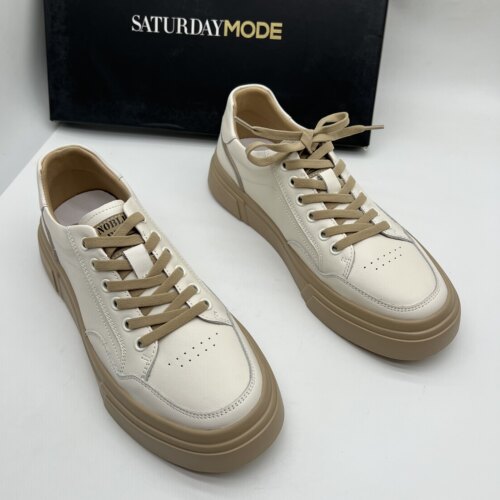 SATURDAYMODE正品断码撤柜真皮男鞋春秋时尚舒适休闲板鞋小白鞋