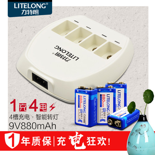 力特朗电池充电器套装智能断电