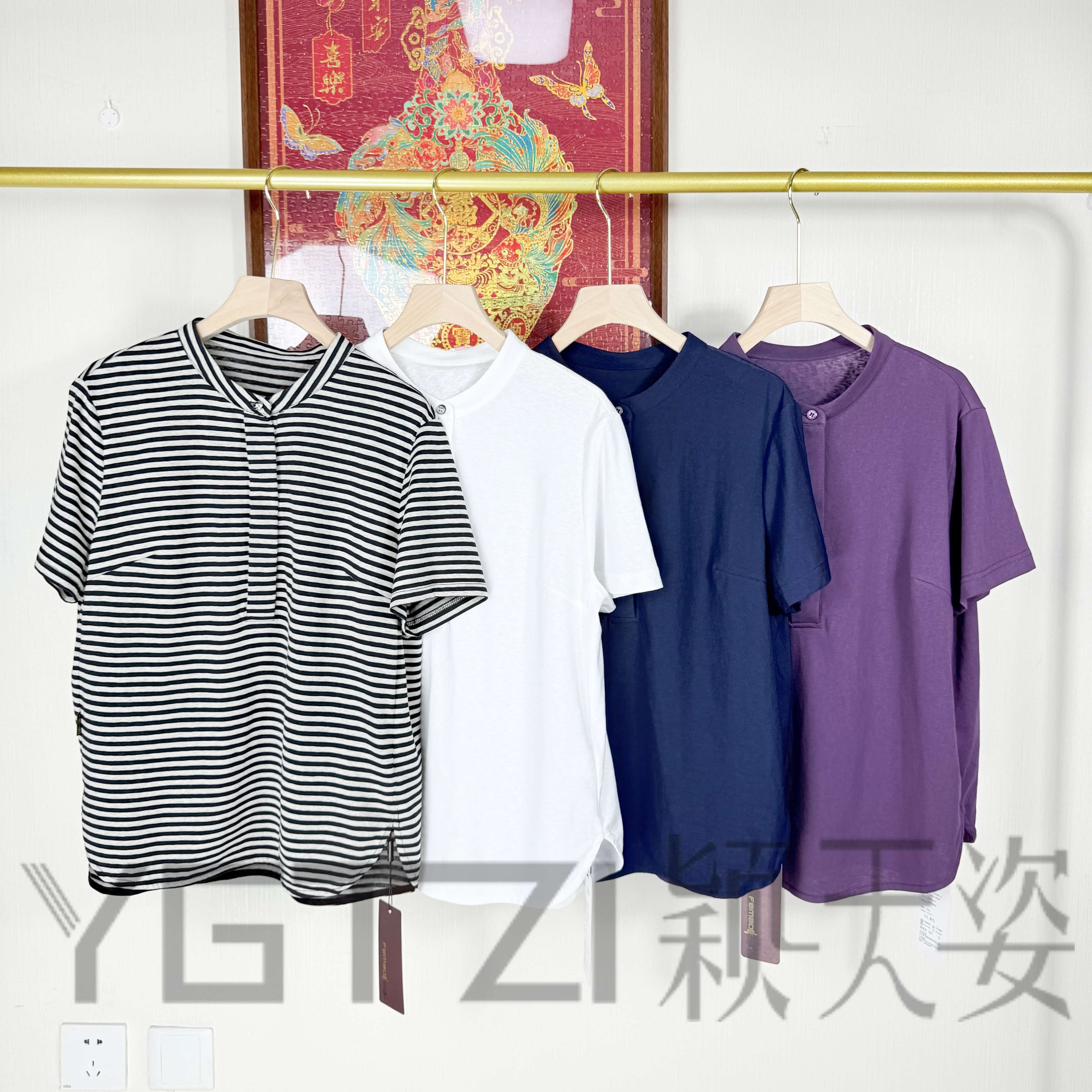 菲玛掂2025夏季新款显瘦T恤