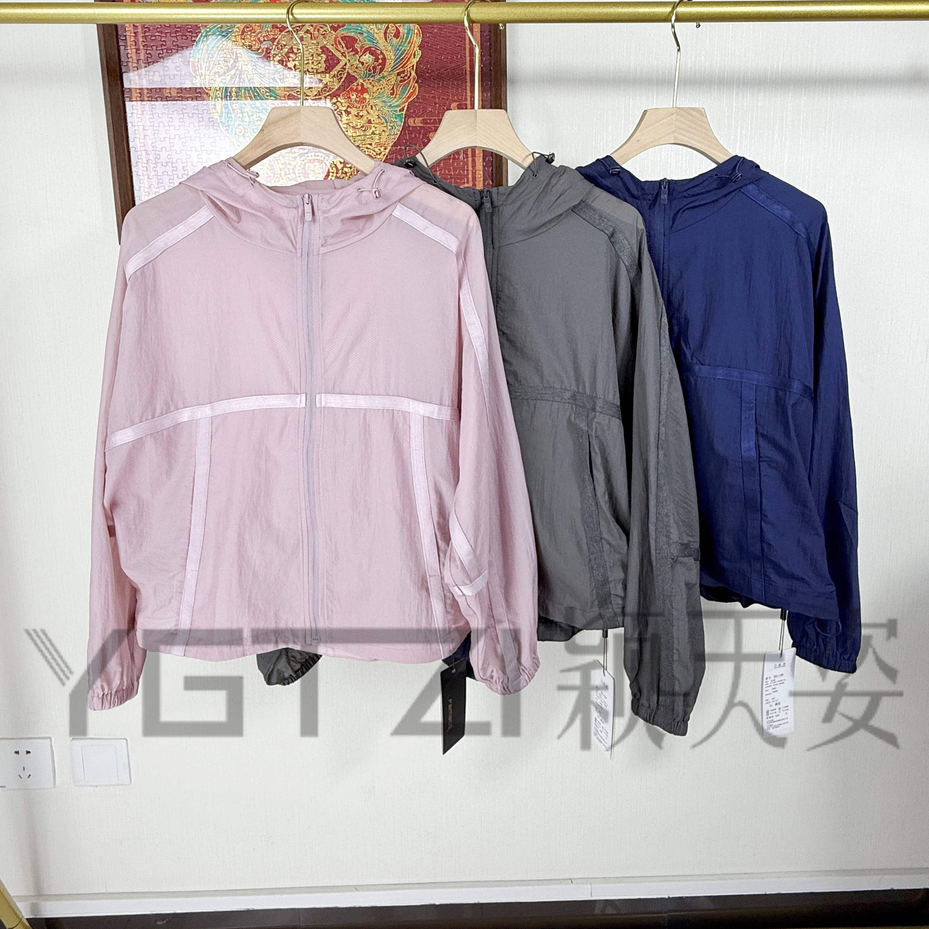 菲玛掂251138正品2025夏季新款时尚速干连帽防晒衣外套薄防晒服女
