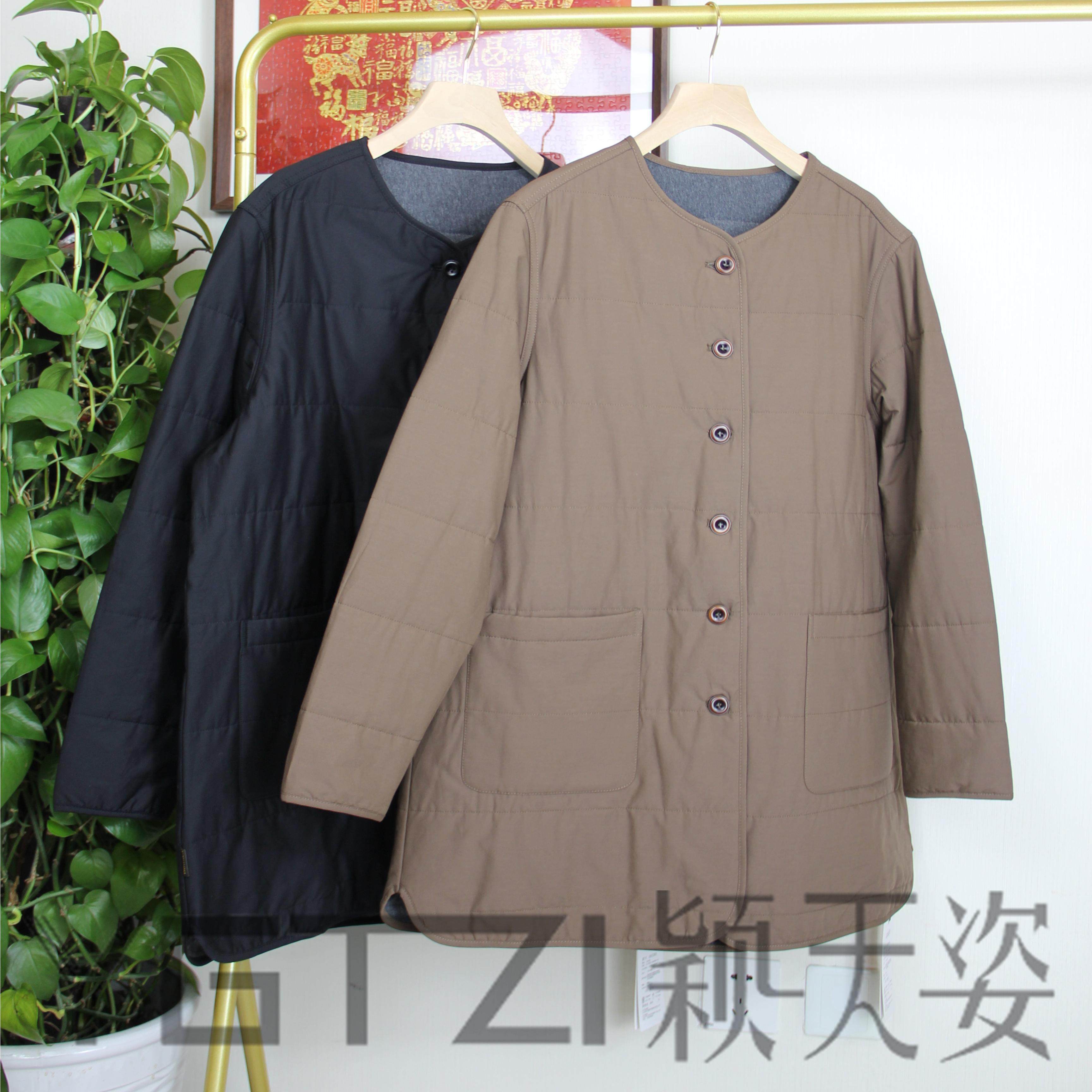 菲玛掂241351新款2024秋冬正品中长款时尚棉服外套轻薄减龄女棉衣
