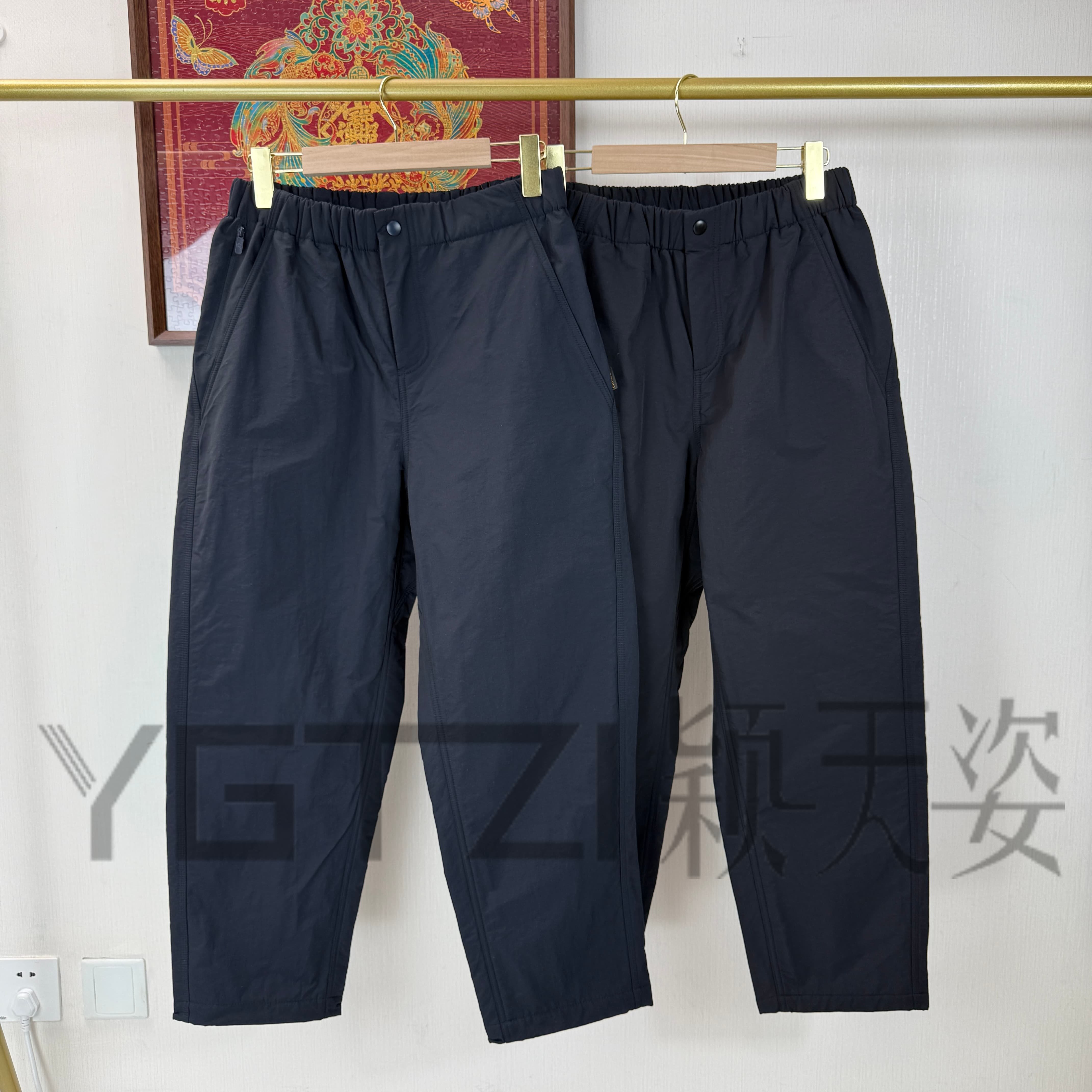 菲玛掂250371正品2025冬季新款时尚高腰显瘦加绒保暖棉裤小脚女裤