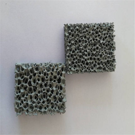 陶瓷过滤器 泡沫 蜂窝状 碳化硅质陶瓷过滤片 50*50