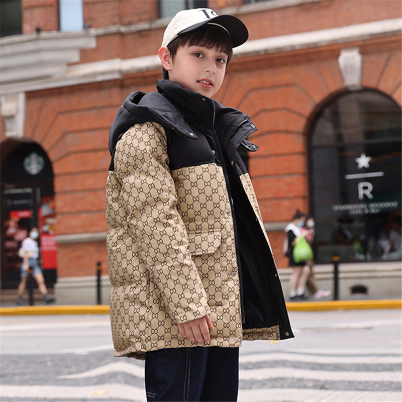 正品巴拉品男女童羽绒服短款加厚