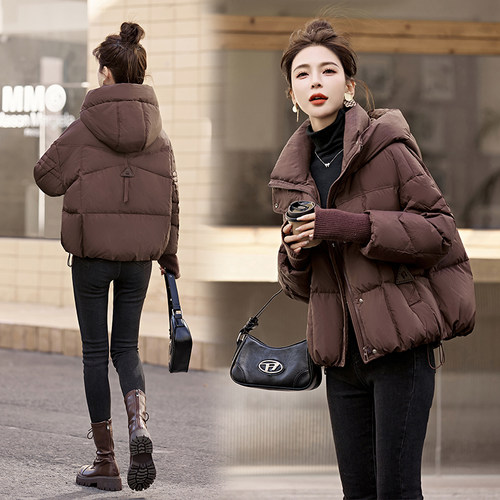高级感超好看羽绒服女款冬季2025新款欧货时尚高端短款小个子外套