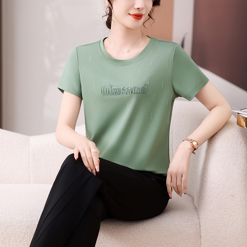 2025年夏季时尚字母印花短袖T恤