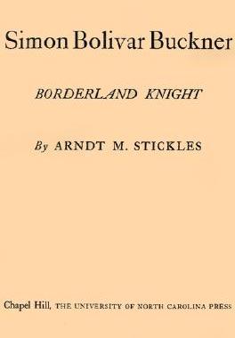 【预售】Simon Bolivar Buckner: Borderland Knight