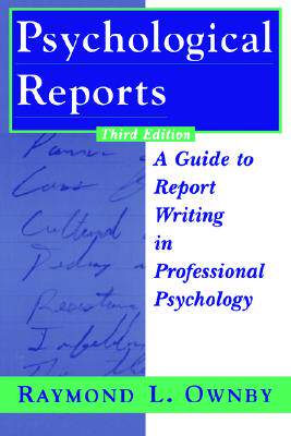 【预售】Psychological Reports: A Guide To Report Writing In