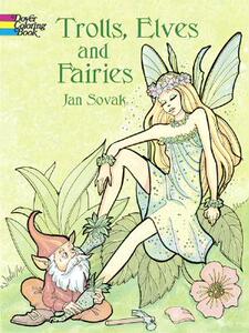 【预售】Trolls, Elves and Fairies Coloring Book