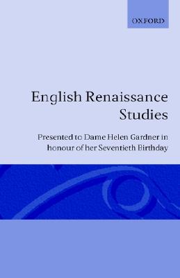 【预售】English Renaissance Studies: Presented to Dame Helen