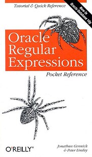 Pocket Reference Expressions Regular 预售 Oracle