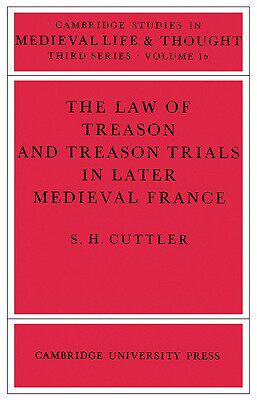 【预售】The Law of Treason and Treason Trials in Later