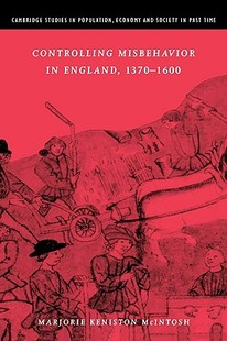 【预售】Controlling Misbehavior in England, 1370 1600