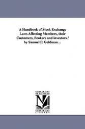 【预售】A Handbook of Stock Exchange Laws Affecting Members,