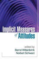 【预售】Implicit Measures of Attitudes