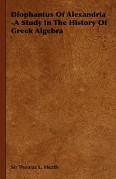 【预售】Diophantus of Alexandria -A Study in the History of