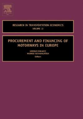 【预售】Procurement and Financing of Motorways in Europe