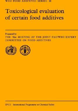 【预售】Toxicological Evaluation of Certain Food Additives