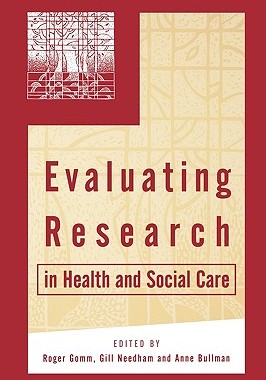【预售】Evaluating Research in Health and Social Care