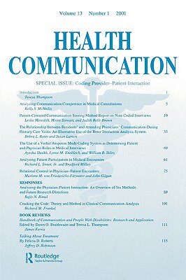【预售】Coding Provider-Patient Interaction: A Special Issue