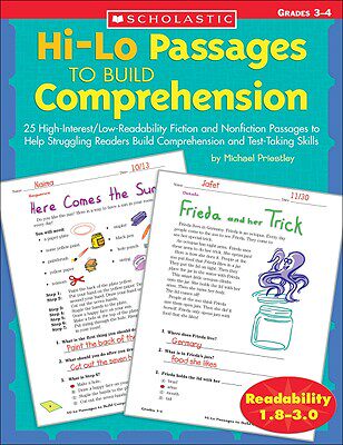 【预售】Hi-Lo Passages to Build Comprehension: Grades 3-4