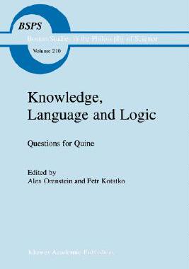 【预售】Knowledge, Language and Logic: Questions for Quine