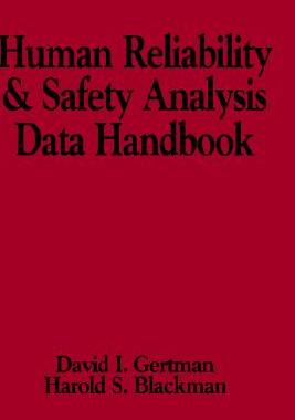 【预售】Human Reliability And Safety Analysis Data Handbook