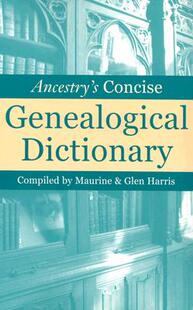 预售 Genealogical Ancestry Concise Dictionary
