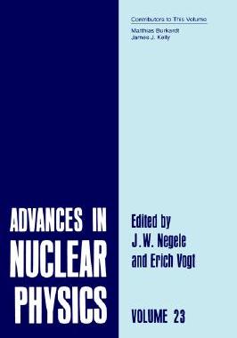 【预售】Advances in Nuclear Physics: Volume 23
