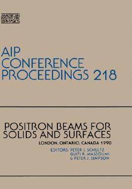 【预售】Slow-Positron Beam Techniques for Solids and