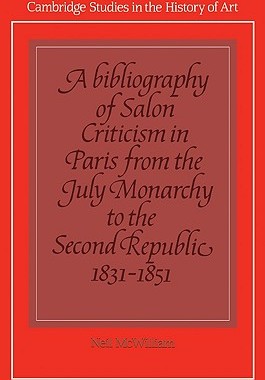 【预售】A Bibliography of Salon Criticism in Paris from the