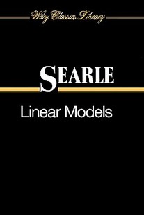 Models Linear Paper Edition Classics Wiley 预售