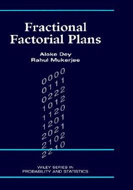 【预售】Fractional Factorial Plans