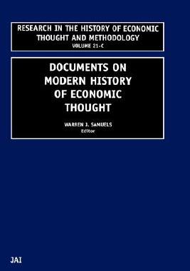 【预售】Documents on Modern History of Economic Thought