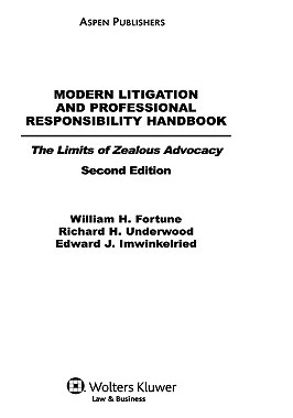 【预售】Modern Litigation and Professional Responsibility