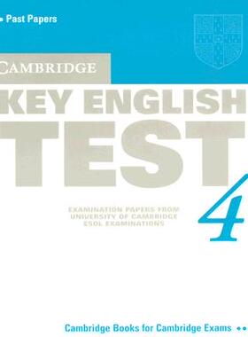 【预售】Cambridge Key English Test 4: Examination Papers