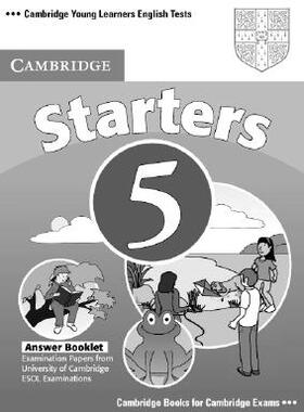 【预售】Cambridge Young Learners English Tests Starters 5