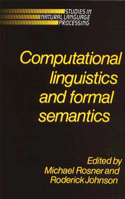 【预售】Computional Linguistics and Formal Semantics