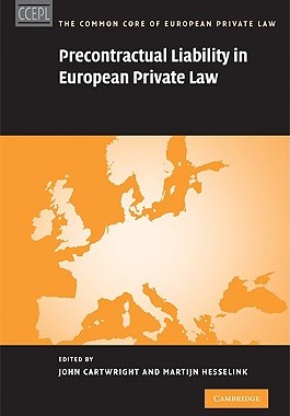 【预售】Precontractual Liability in European Private Law
