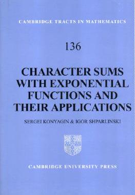 【预售】Character Sums with Exponential Functions and Their