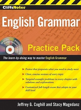 【预售】Cliffsnotes English Grammar Practice Pack
