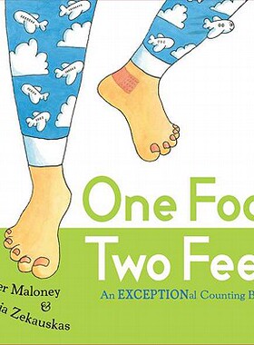 【预售】One Foot, Two Feet: An EXCEPTIONal Counting Book