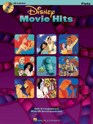 【预售】Disney Movie Hits: Flute [With CD (Audio)]